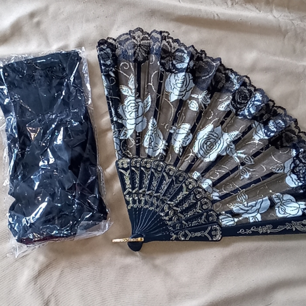 Lace Fan Set